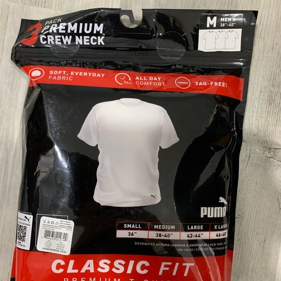 3 pack Puma men T-shirt - Picture 3 of 5